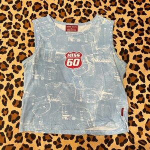 Miss Sixty Blue Tank Top